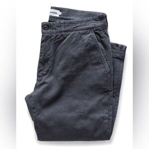 The Slim Foundation Pant in Organic Coal (Size 32)